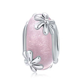 Pink Daisy Glass Bead - Lullaboo