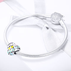 Rainbow Heart Charm - Lullaboo