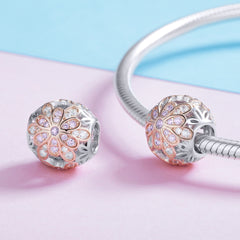 Rose Gold Blooming Flower Charm - Lullaboo