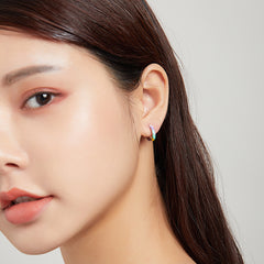 Rainbow Hoop Earrings - Lullaboo