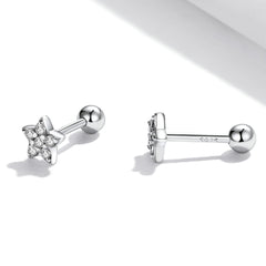 Petite CZ Star Stud Earrings - Lullaboo