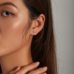 Petite CZ Star Stud Earrings - Lullaboo