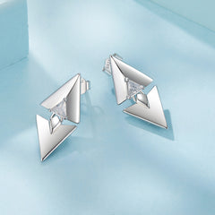 Triangle Geometric Stud Earrings