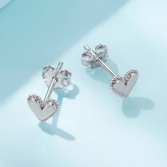 Mini Heart Stud Earrings - Lullaboo