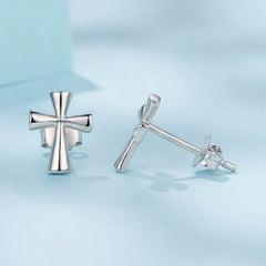 Cross Stud Earrings - Lullaboo