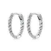 Twisted Hoop Earrings - Lullaboo