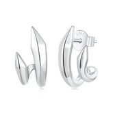 Geometric Double Layer Stud Earrings - Lullaboo