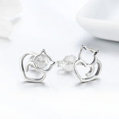 Cat Lover Stud Earrings - Lullaboo