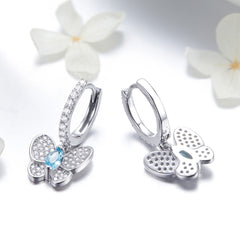 Butterfly Drop Earrings
