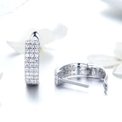Glitz Hoop Earrings
