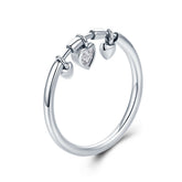 Hanging Hearts Ring