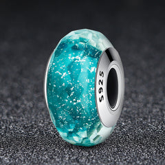 Aquamarine Glass Bead - Lullaboo