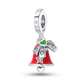 Red Christmas Bell Dangle Charm