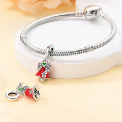 Red Christmas Bell Dangle Charm