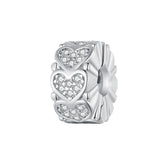 CZ Heart Clip Charm - Lullaboo