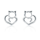 Cat Lover Stud Earrings - Lullaboo
