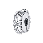 Silver Daisy Clip Charm - Lullaboo