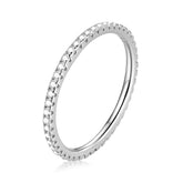 Silver CZ Stacking Ring - Lullaboo