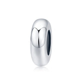 Simple Silver Bead Charm NZ | Lullaboo