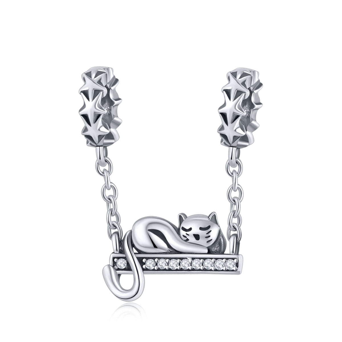 Sleeping Cat Pandora Charm NZ | Lullaboo