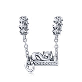 Sleeping Cat Pandora Charm NZ | Lullaboo