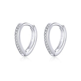 CZ Tear Drop Earrings