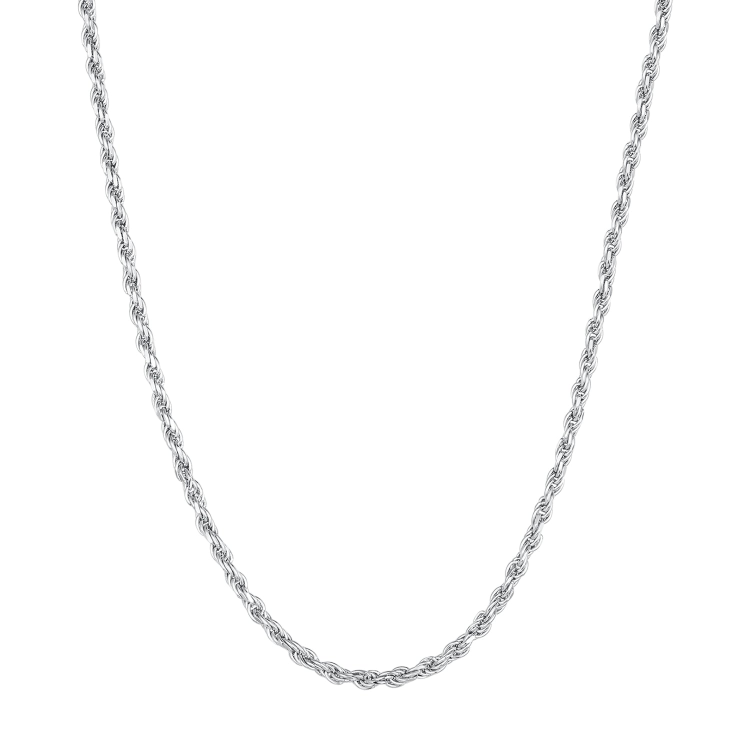 Twisted Silver Necklace - Lullaboo
