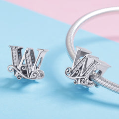 Fancy Letter W Charm - Lullaboo