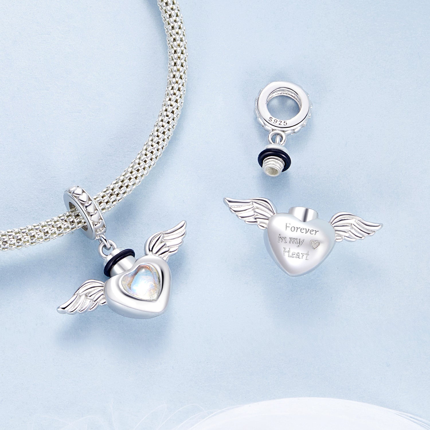 Pet Memorial Urn Dangle Charm