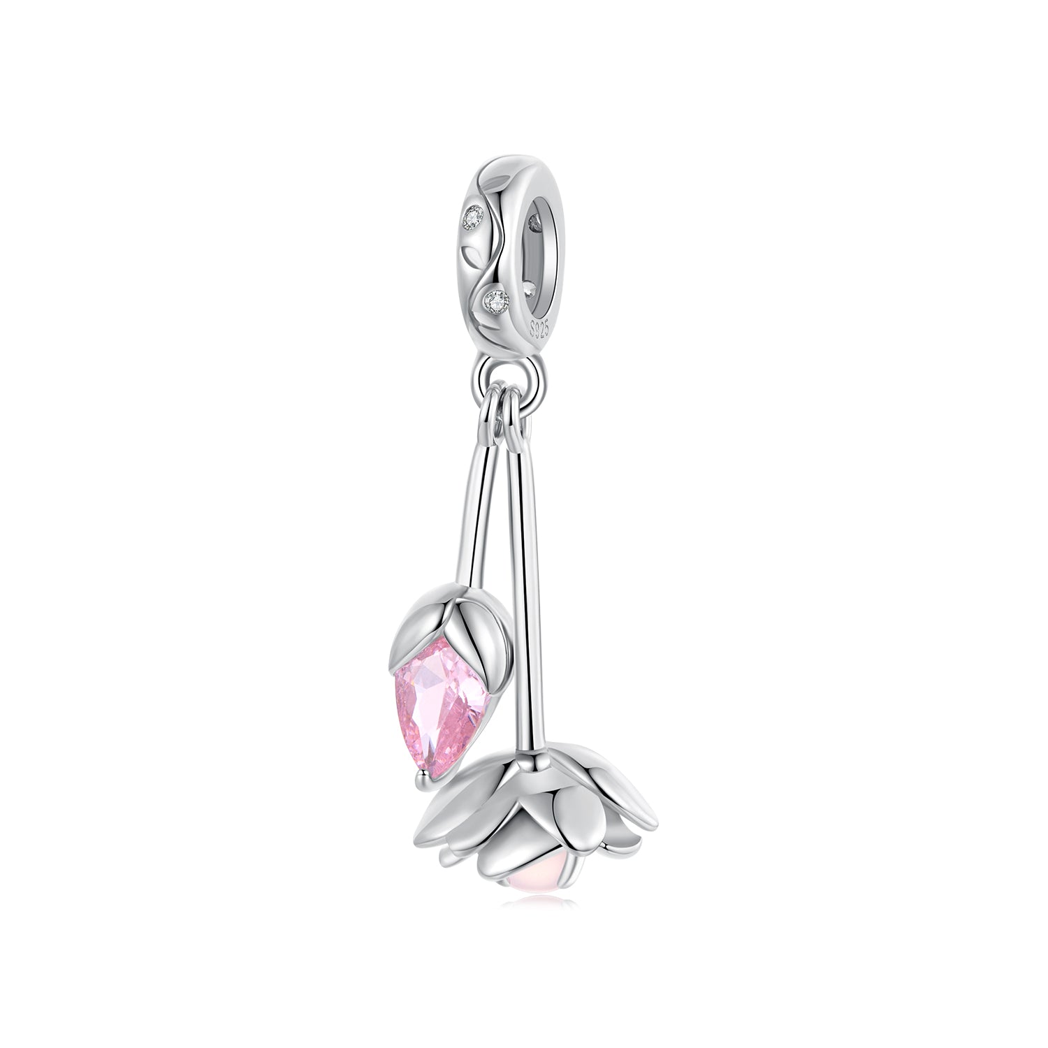 Dried Flowers Dangle Charm