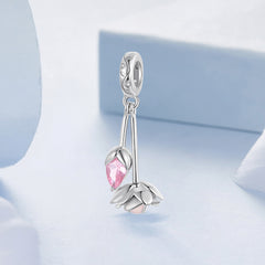 Dried Flowers Dangle Charm