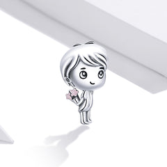 Boy with Flowers Charm