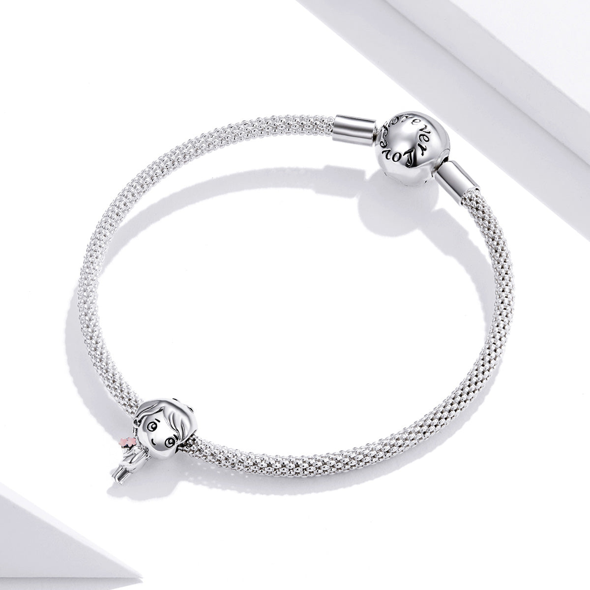 Boy with Flowers Charm