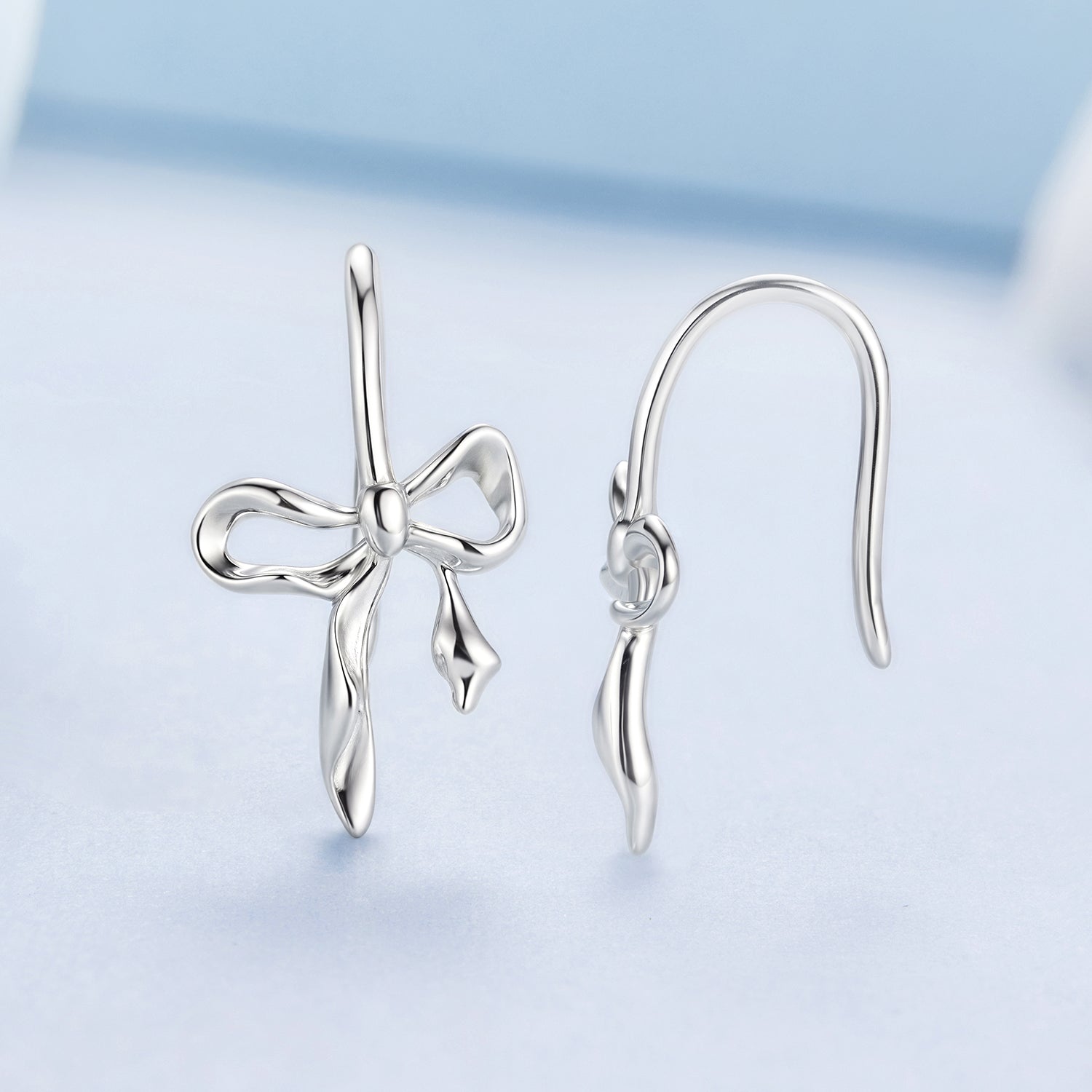 Romantic Bow Hook Earrings - Lullaboo
