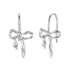 Romantic Bow Hook Earrings - Lullaboo