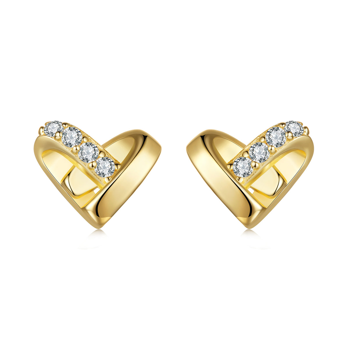 Heart Stud Earrings - Lullaboo