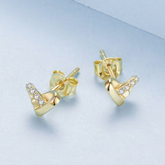Heart Stud Earrings - Lullaboo