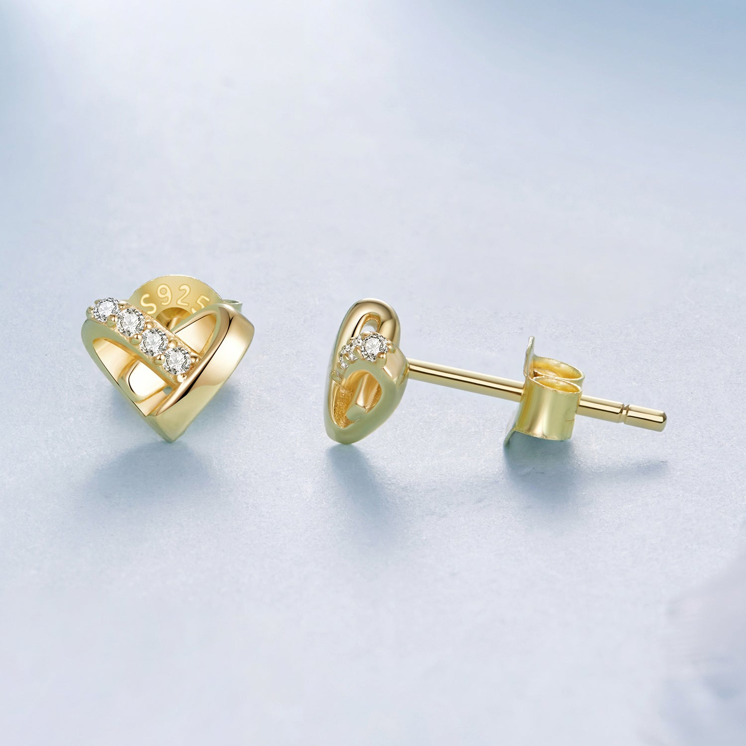 Heart Stud Earrings - Lullaboo