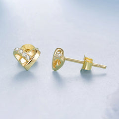 Heart Stud Earrings - Lullaboo