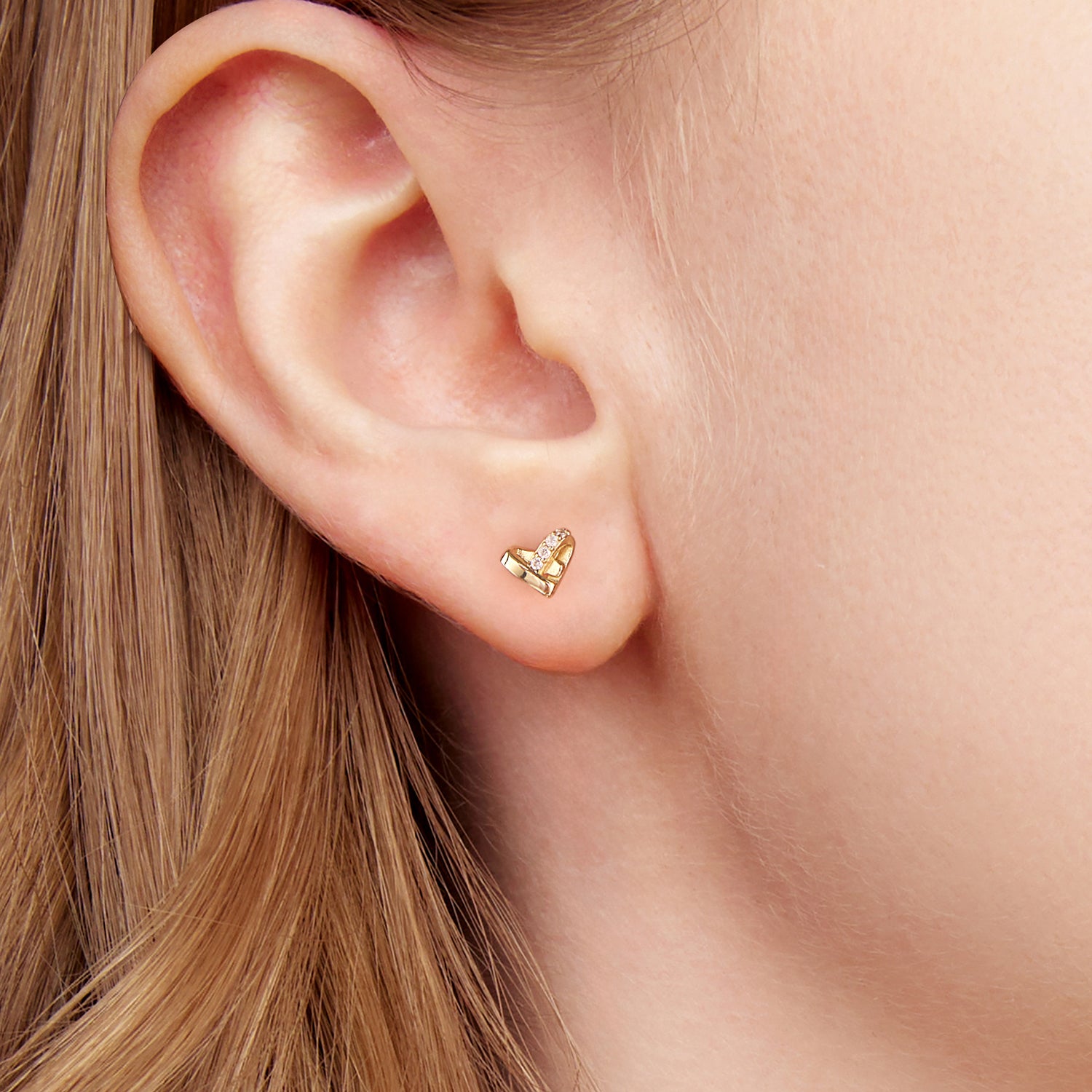 Heart Stud Earrings - Lullaboo