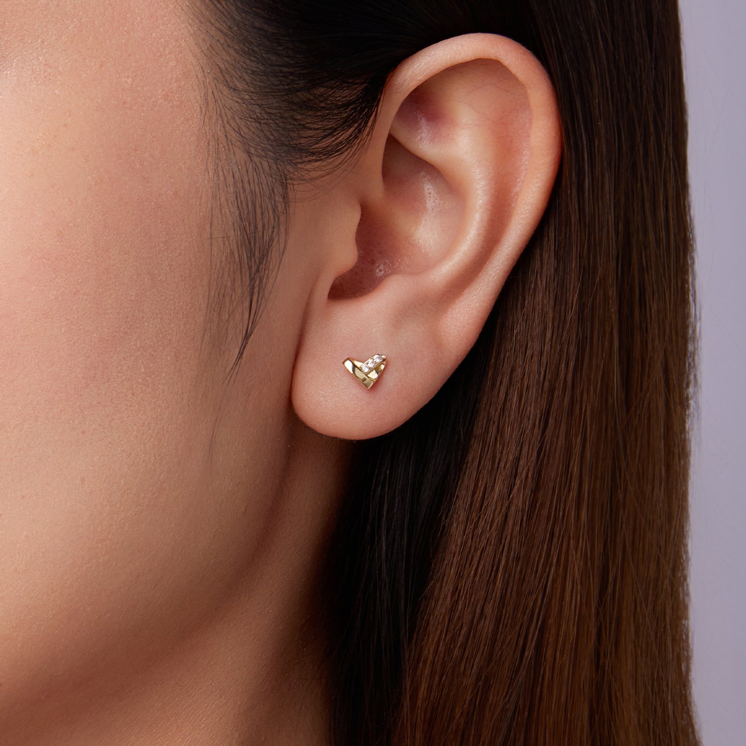 Heart Stud Earrings - Lullaboo