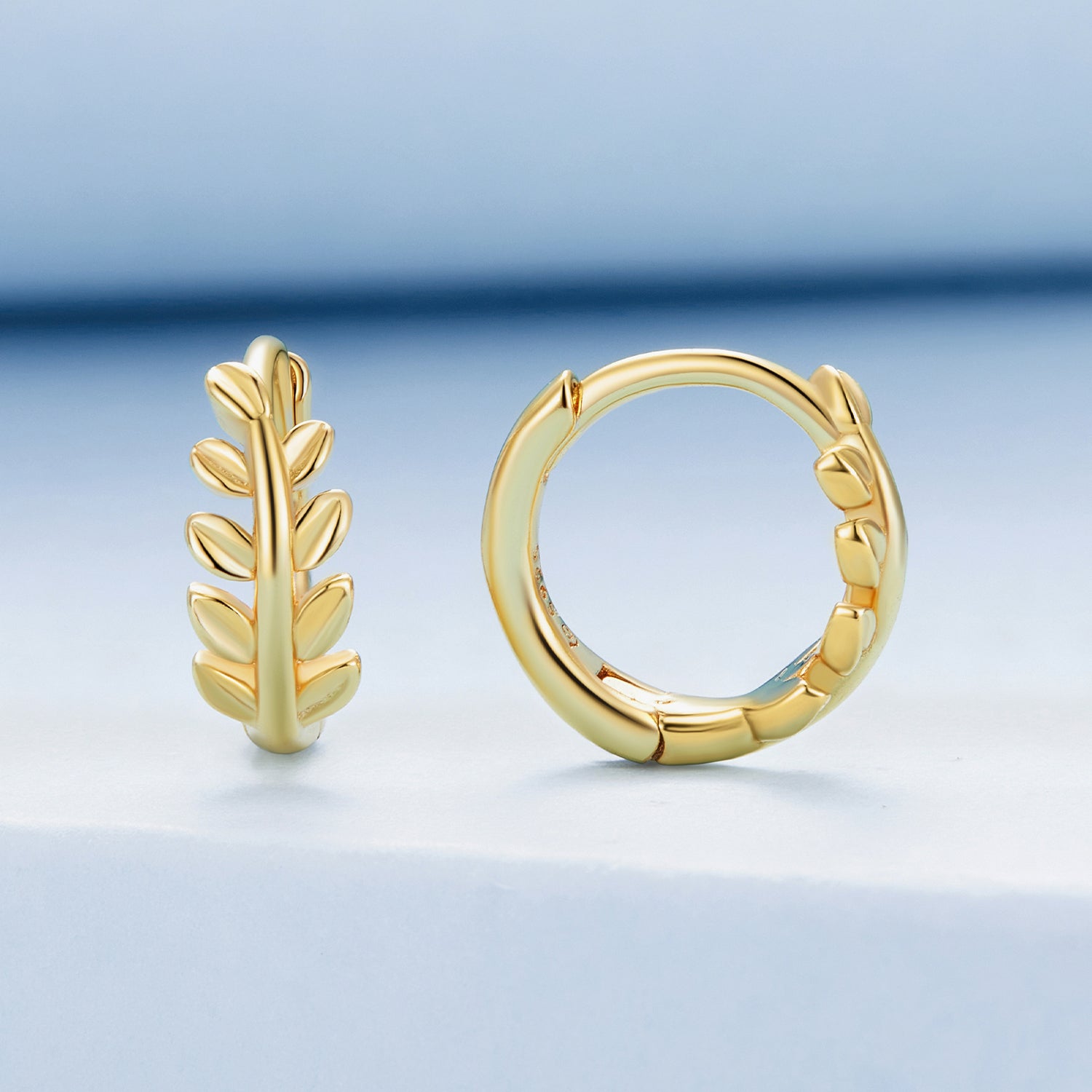 Gold Leaf Earrings