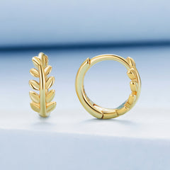 Gold Leaf Earrings