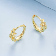 Gold Leaf Earrings