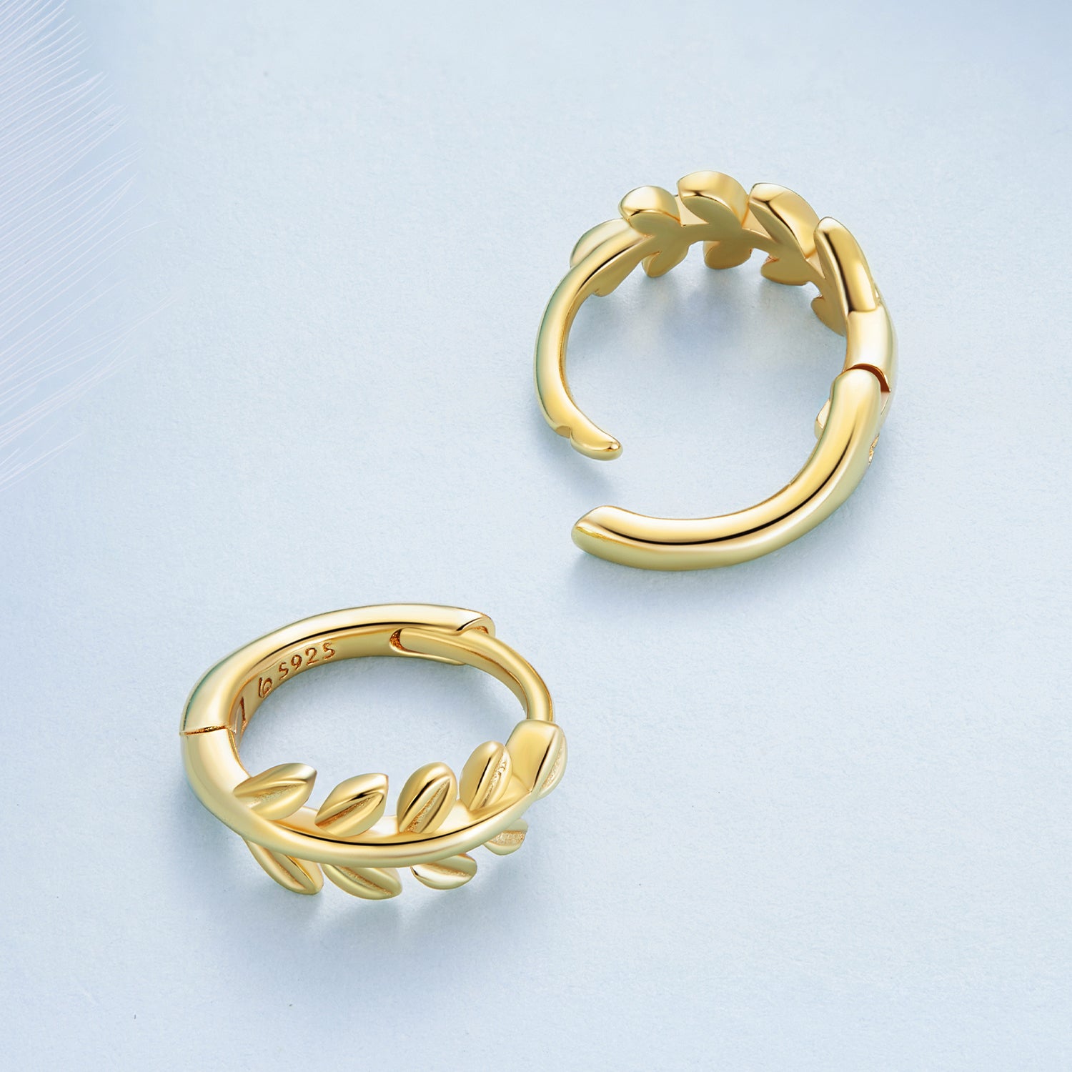 Gold Leaf Earrings