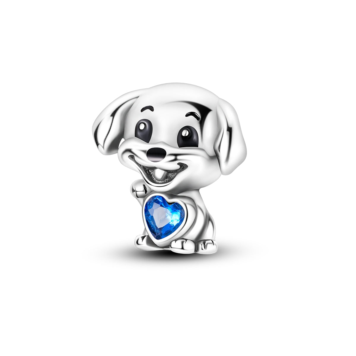 Puppy Blue Heart Charm - Lullaboo