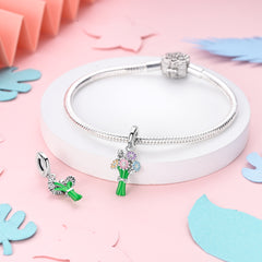 Bouquet of Flowers Dangle Charm - Lullaboo