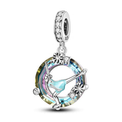Ice Skater Dangle Charm