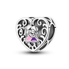 Sister Love Heart Charm - Lullaboo