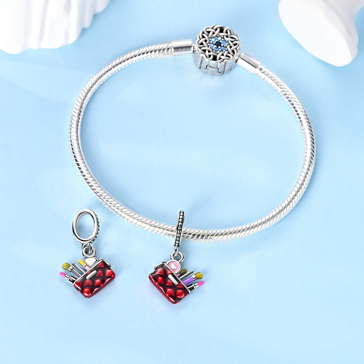 Makeup Bag Dangle Charm - Lullaboo